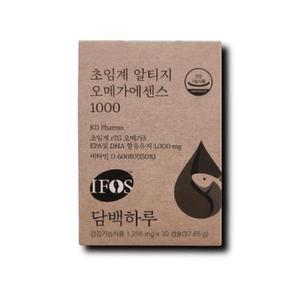 [기타] 담백하루 오메가3 초임계 알티지 오메가 에센스 1000 1박스