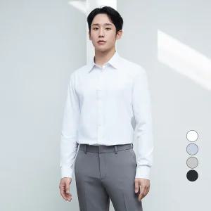 (정해인 정장셔츠)(택가 59,900원)마인드브릿지 [이지케어]스판솔리드드레스셔츠_레귤러 MADS01C0