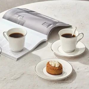 [한국도자기] 아로마 디멘션 커피잔 2인 세트 4p