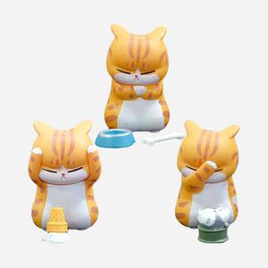 고민하는 고양이 (3종) 피규어 수집 인테리어 반려동물 장식품 보관 취미