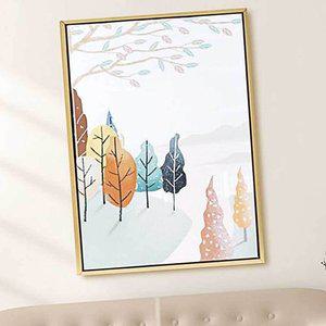 캔버스 액자 틀 북유럽 카페 일러스트 30x40cm 풍경E (WFGWF86)