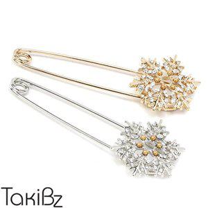 [타키비즈]눈꽃송이 옷핀 브로치