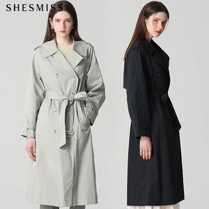 [쉬즈미스(SHESMISS)] 에디션 벨티드 트렌치 코트