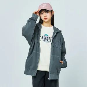 [소이] 남자 가을이월 피그먼트후드집업점퍼(25S1103)