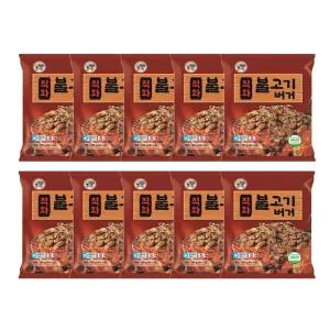 대신 직화 불고기버거 160g 10봉 편의점햄버거 불벅 추억의학교 매점빵 군대리아 냉동햄버거