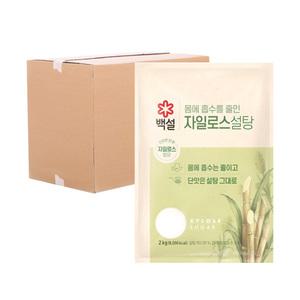 (박스) CJ 백설 자일로스 하얀설탕 2kg 6입