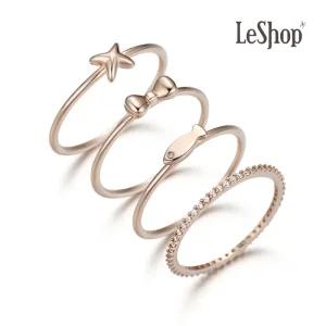 [르샵주얼리] 14K 딜라이트 반지 2종 세트 (GoldPlated)_LJ5031BRR