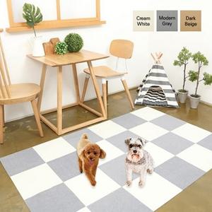 강아지 슬개골 탈구 예방 폭신한 미끄럼방지 카페트 발매트 도톰 매트 모던그레이