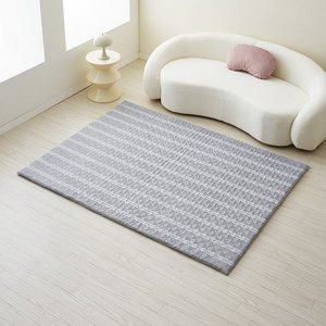 [한일좋은자리] 탄소섬유 토퍼 접이식 매트리스 사계절용 그레이 더블