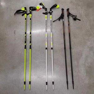 스키폴대 길이조절폴 스노우 마운틴 오렌지 길이조절 스키폴 장비 경량 스키 85cm 1 [베이직블루]스트레이트생크 알루미늄합금 신