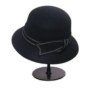 중년여성모자 버킷햇 모직 엄마 정장 모자 따뜻한