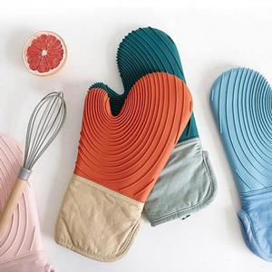 [JHQS84PK_4B]주방 실리콘 홈베이킹장갑 오븐장갑 홈베