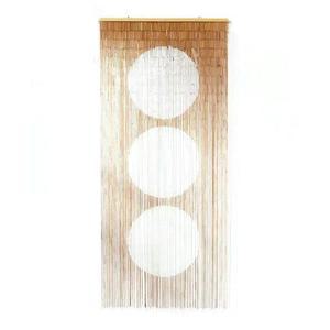 원형패턴 비즈발 주얼리 장식 문발 구슬발 인테리어 대나무