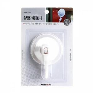 흡착 욕실 행거 걸이 대 흰색 수건걸이 1개입 (3i2Vs)