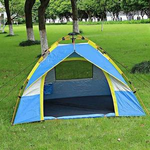 [JHQS8789_4B]블루 캠핑텐트 면텐트방수 가족텐트