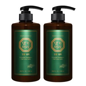댕기머리 오리지널 명품 샴푸 500ml x 2개 (스타배송 단독행사) / 전통 프리미엄 한방 탈모샴푸