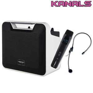 AL-007R 소형 충전식 앰프 100W, 1채널 무선 마이크, 블루투스, USB, 에코