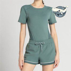 여자 운동복 반팔 헬스 츄리닝 반바지 편안한 (WFH2SK6)