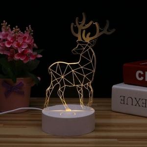 LED 사슴 무드등 아크릴 LED취침등
