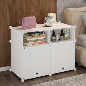 DIY 심플리 화이트 협탁(75x57cm) 2단 침대 침실협탁