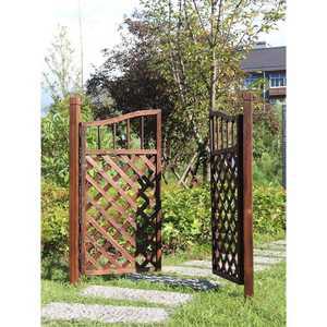 원목 대문 주택 펜스 울타리 현관 방부 목재 야외