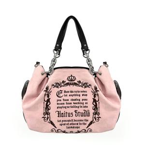 핑크 스웨이드 보부상가방 Y2K 빈티지 호보백 투웨이 숄더백