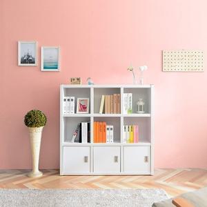 텐스페이스 솔리드 1200 3단 도어수납 튼튼책장 SO24(수도권무배)