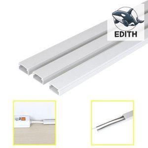 깔끔한 전선 관리 사각 몰딩 화이트 선 정리용 (WFH3XWM)