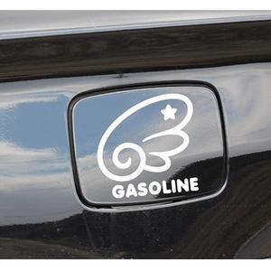 [ME629N9Q_52C0]가솔린 자동차 주유구스티커-화이트