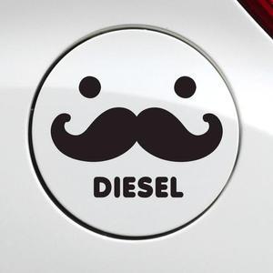 [ME629N5R_52C0]주유구 디젤 자동차 주유구스티커-블랙