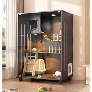 고양이 빌라 캣케이지 호텔 반려묘 하우스 타워 120x90x60