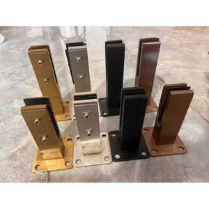 유리난간 고정 지지대 클립 랙 기둥 테라스 펜스 유리