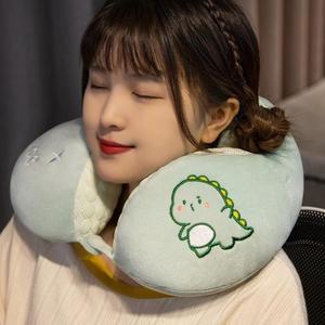 목쿠션 여행용목베개 여행용베개 휴대용 기내용 (3hzVl)