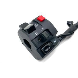 왼쪽 바이크 오토바이 스위치 버튼 방향 지시등 핸들바 컨트롤러 22mm 1 개