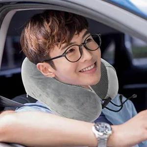 [셀러허브 패션][JHQS7KPY_52AQ]여행용 차량용 비행기 기내용 메모리폼베개