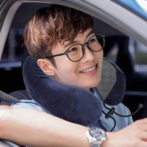 [셀러허브 패션][JHQS97BU_52AQ]여행용 목베개 메모리폼목베개 이어플러그