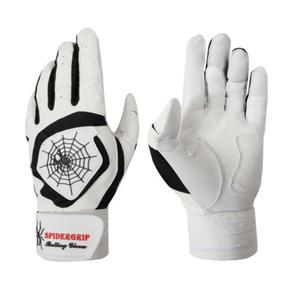 스파이더 야구장갑 배팅장갑 양피 화이트블랙