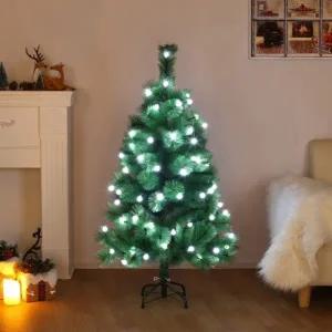 120cm 솔잎 트리 + LED 앵두전구 세트 50구 백색