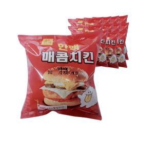 [ME67871S_52EH]아침먹거리 간편 매콤치킨버거 햄버거12봉