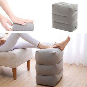 [NS홈쇼핑]3단 에어 발쿠션 발받침대 휴대용 자동차 기내용 다리쿠션..[35059544]