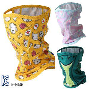 [기타]MCN 어린이쿨마스크 벌레차단 햇빛가리개 매쉬마스크 성인여자 자전거 러닝 골프