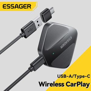 안드로이드 오토 동글 Essager 유선 무선 카플레이 USB C타입 플러그 자동 연결 어댑터 OEM 자동차 스테레오 16 15