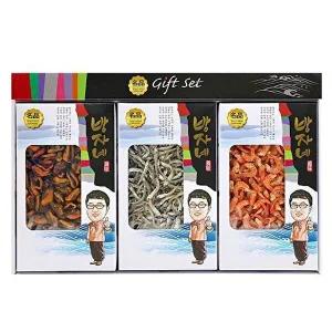 [셀러허브 패션][JHQRW97X_52EO]건홍합 볶음멸치 두절새우 3종