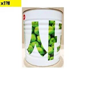 [셀러허브 패션][JHOMN6T4_52EB]식재료 도매 사과잼 가림산업 캔 3Kg 1개