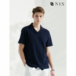 [하프클럽/닉스]남) 코튼 실켓 반팔 카라 티셔츠(HNPMCTC139P)