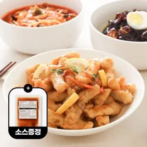 [미식배송]국내산 돼지고기찹쌀가루 사용 찹쌀등심탕수육 500g 2봉 (소스 증정)