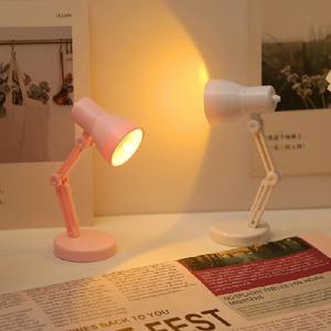 미니 레트로 컬러 독서 집게 스탠드조명_20555489