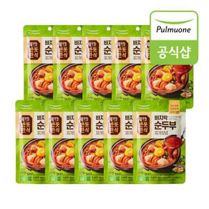 풀무원 반듯한식 바지락 순두부찌개 양념소스(140g) x 10개