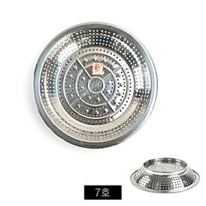 단체 급식실 주방용 원형 타공 낮은 물빠짐 스텐 채반 65cm 식당용 스테인레스 구멍뚫린 대형 소쿠리