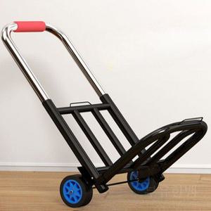 구르마 손카트 적재 접이식 2단 사무실 핸드카트 휴대용 계단구르마 장바구니 그레이